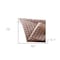 Homeroots Taupe Striped Single Shower Curtain 484055 - alternate 2