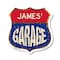 Signmission James's Garage, 18 Inch X 18 Inch, Plastic Sign SHI-P-18-383-JAMES - alternate 1
