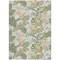 Homeroots 3' X 5' Ivory Wheat And Olive Green Botanical Leaves Washable Indoor Outdoor Area Rug 618406 - alternate 5