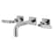 Kingston Brass Double-Handle Wall Mount Bathroom Faucet, Polished Chrome KS6121KL - alternate 1