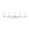 Z-Lite Oren 5-Light Vanity, 38 in W, Brushed Nickel 7004-5V-BN - alternate 3
