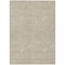 Homeroots 10' X 14' Taupe And Ivory Floral Washable Indoor Outdoor Area Rug 594676 - alternate 2