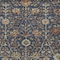 Homeroots 9' X 12' Navy Blue Brown And Red Floral Washable Indoor Outdoor Area Rug 603429 - alternate 4