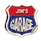 Signmission Jim's Garage, 4 inch X 4 inch, Vinyl Decal, 2PK SHI-D-2PACK-4-383-JIM - alternate 1