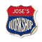 Signmission Jose's Workshop, 12 Inch X 12 Inch, Vinyl Decal SHI-D-12-489-JOSE - alternate 1