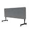Correll Rectangle Econoline TFL Flip Top Table, 60 in W, 23 in to 31 in H, Particleboard Top, Gray Granite FTM2460TF-15 - alternate 2