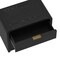 Manhattan Comfort Grace 28in Nightstand in Black and Gold - Set of 2 2-NS007-GBK - alternate 2