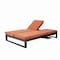 Leisuremod Chelsea 2-in-1 Convertible Sofa & Double Chaise, Aluminum, 660lb Capacity CLBL-82OR - alternate 2