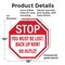 Signmission Stop You Must Be Lost. Back Up Now!, 10 inch X 10 inch, Plastic Sign, 2PK OC-P-2PACK-10-84 - alternate 2