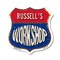 Signmission Russell's Workshop, 6 Inch X 6 Inch, Plastic Sign SHI-P-6-489-RUSSELL - alternate 1