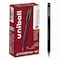 Uni-Ball Jetstream 101 Hybrid Gel Pen, Stick, Bold 1 mm, Black Ink, Black Barrel, 12PK 1768011 - alternate 1
