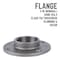B & K STZ Industries 2 in. FIP each Black Malleable Iron Floor Flange 310UF-2 - alternate 2