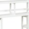 Homeroots White Finish 2 Tier Solid Wood Over Toilet Organizer 380020 - alternate 3