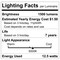 Luxrite A19 LED Light Bulb 100 Watt Equivalent, 5000K Bright White, 1500LM, Non-Dimmable, Standard, 48PK LR21544 - alternate 3