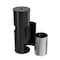 Gritt Commercial Black Stainless Steel Gym Wet Wipe Dispenser, Floor-Stand Dispenser Station with 7 Gallon Trash Can GRI509-BLK-NR - alternate 4