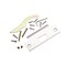 Trans Atlantic Co. LSV Series Saturn Style Standard-Duty Commercial Cylindrical Lever Grade 2 Passage in Brushed Chrome DL-LSV10-US26D - alternate 3