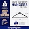 Lifemaster Wooden Hangers, Swivel Hook, Non-Slip, Pants Bar, Holds 10 lbs, Brown, 10PK LMWD10BW - alternate 3