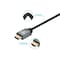 Monoprice 4K Cert. High-Speed Slim HDMI Cable - 4K60, 18Gbps, HDR, CL2 Rated, Gold-Plated, 3ft, Blk. 47916 - alternate 2
