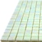 Apollo Tile Skosh 11.6inx11.6in Glossy Light Bone White Glass Mosaic Wall and Floor Tile 18.69 sqft/case, 20PK APLNB88WH116A - alternate 3