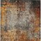 Homeroots 8' X 10' Copper Terra Cotta And Black Abstract Washable Indoor Outdoor Area Rug 606101 - alternate 4