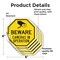 Signmission Beware Cameras in Operation, 6 inch X 6 inch, Vinyl Decal, 5PK OC-D-5PACK-6-327 - alternate 2