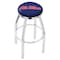 Holland Bar Stool Co 36" Chrome Ole' Miss Swivel Bar Stool, Accent Ring L8C2C36MssppU - alternate 1