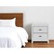 Homeroots 23" Solid Wood Distressed Two Drawer Nightstand 490275 - alternate 3