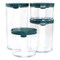 Spice By Tia Mowry Spicy Thyme 4 Piece Plastic Storage Set in Teal 136566.04 - alternate 3