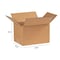 Zoro Select 8 in x 6 in x 5 in Shipping Box, Kraft, Corrugate, Single Wall, 32 ECT 11K605 - alternate 2