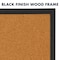 Quartet Cork Bulletin Board, 24in x 36in, Black MWDB2436-BK - alternate 3
