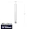 Bulbrite LED Filament 5w Dimmable 11 Inch T9 Light Bulb (E26) Base - 3000K (Soft White), 350 Lumens, 4PK 862775 - alternate 2