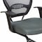 Space Seating 55 Series Professional AirGrid Back Visitors Chair, Grey 5505-2M - alternate 2