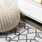 Jonathan Y Kafel Tribal Bohemian Ivory/Black 2 ft. x 10 ft. Indoor/Outdoor Runner Rug SMB130E-210 - alternate 3