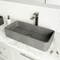 Vigo Palazzo 24inL x 11inW x 5inH Concreto Stone Rectangular Vessel Bathroom Sink in Gray VG04060 - alternate 3