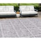 Homeroots 10' X 14' Lavender And Silver Medallion Washable Indoor Outdoor Area Rug 589343 - alternate 1