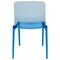 Leisuremod Murray Modern Dining Chair, Transparent Blue, 4PK MC20TBU4 - alternate 2