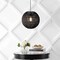 Jonathan Y Luna 15.75" 1-Light Bohemian Modern Woven Rattan/Iron LED Pendant, Black JYL6503C - alternate 2