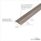 M-D Building Products 1-3/8 In. X 36 In. Pewter Aluminum Carpet Gripper w/ Screw Nails 43882 - alternate 2