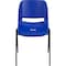 Flash Furniture Stack Chair, Plastic, Blue, Ergonomic Shell RUT-EO1-BL-GG - alternate 1