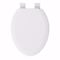 Jones Stephens White Premium Molded Wood Toilet Seat, Closed Front with Cover, QuicKlean, Elongated, 3PK C3B4E300AM - alternate 3