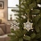 Homeroots Set of Two Gold And Silver Metal Snowflake Shaped Ornaments, 2PK 633350 - alternate 2