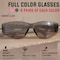 Bison Life Keystone, Safety Glasses, Anti-Scratch, Pink & Gray Lens, Frameless, 12 PK BL-KSSG1-CLCT-PGY-12 - alternate 3