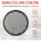 Bakken- Swiss BAKKEN Pizza Pan, Round Perforated, Nonstick Marble Coating, Dishwasher Safe, Gray BAKPIZ11GRM - alternate 3