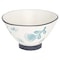 Homeroots Blue and White Sixteen Piece Round Floral Ceramic Service For Four Dinnerware Set  534544 - alternate 2