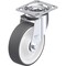 Blickle Swivel Plate Caster, PU, 6", 660 lb., Overall Height: 7.48" LE-POTH 150K-14 - alternate 1