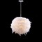 Jonathan Y Stork 19" Feather Metal Adjustable LED Pendant, White JYL9063A - alternate 4