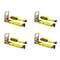 Mytee Products 4in x 30ft Ratchet Straps W/Flat Hook eXtreme, 6,670 Lbs WLL, 4PK RS430HDx4 - alternate 2