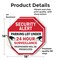 Signmission Security Alert Parking Lot Under 24, 18 inch X 18 inch, Vinyl Decal, 2PK OC-D-2PACK-18-116 - alternate 2