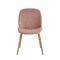 Homeroots Set of Two Blush And Gold Upholstered Velvet Dining Side Chairs 535374 - alternate 3
