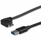 Startech.Com 2m 6 ft Slim Micro USB 3.0 Cable - USB 3.0 A to Left-Angle Micro USB - USB 3.1 Gen 1 (5 Gbps) USB3AU2MLS - alternate 1